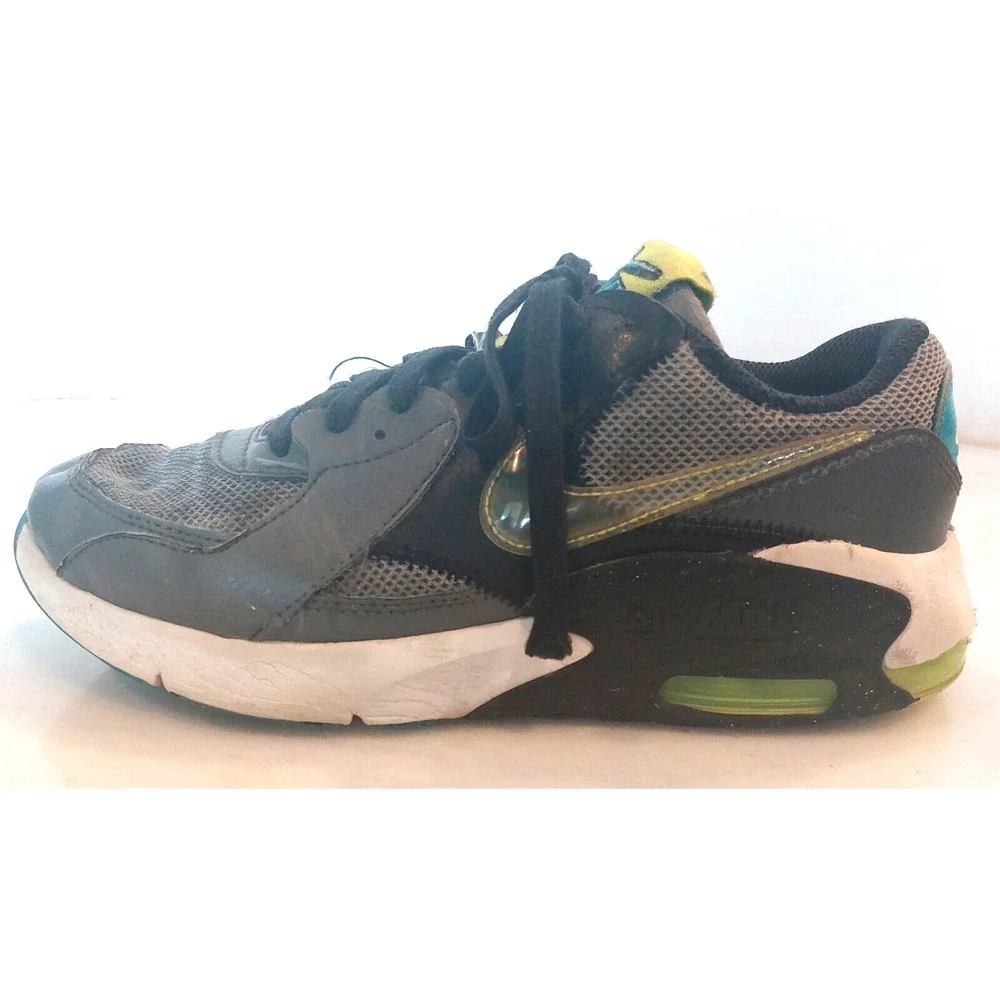 Nike Air Max Excee 'Power Up' 5.5 Youth, Particle Sea Green and‎ Lime CW5834-001